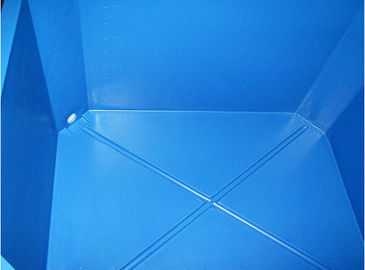 Rotomolded 800Liter Blue Insulated Fish Container Seafood Processing Insulated Container